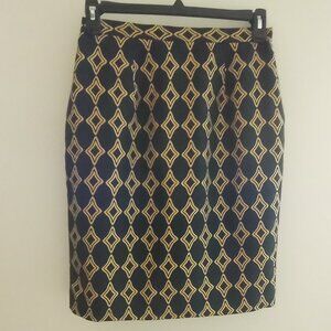Vintage 'Spenser Jeremy' Petites Silk Lined Pencil Skirt Size 12 Flawless